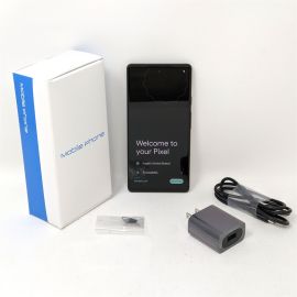 Grade B Google Pixel 6a 5G 128GB GX7AS Factory Unlocked 6.1 in OLED Display 6GB RAM Smartphone - White - Generic Box