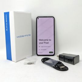 Grade B Google Pixel 5A 5G 128GB G1F8F Unlocked 6.34 inch OLED Display 6GB RAM Dual Camera Smartphone - Mostly Black