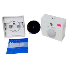 Grade A  Google Nest Thermostat 4th Gen GA01334-US Programmable Smart Wi-Fi Thermostat for Home - Snow