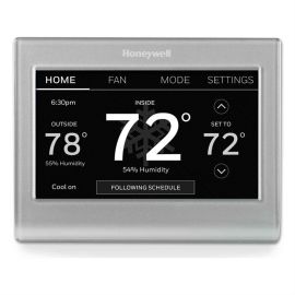 Honeywell Home RTH9585WF1004 Wi-Fi Smart Color Thermostat, 7 Day Programmable, Touch Screen, Energy Star, Alexa Ready - Gray