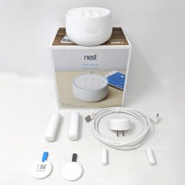 OB Nest H1500ES Secure Alarm System - Nest Tag Passcode w/ Google Assistant - White