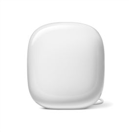 Google - Nest Wifi Pro 6e AXE5400 1-pack Reliable Home WiFi System with Fast Speed and Whole Home Coverage Mesh Router - Snow