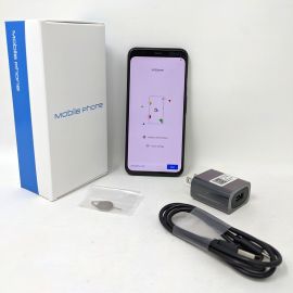 Grade B Google Pixel 4 64GB G020I Factory Unlocked 4G LTE 5.7 in P-OLED Display 6GB RAM Snapdragon 855 Smartphone - Just Black