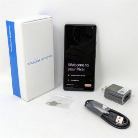 Grade A Google Pixel 6a 5G 128GB GX7AS Factory Unlocked 6.1 in OLED Display 6GB RAM Smartphone - Charcoal - Generic Box