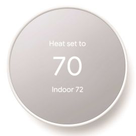 Google Nest Thermostat 4th Generation Smart Programmable Wi-Fi GA02180-US Thermostat PRO - Snow