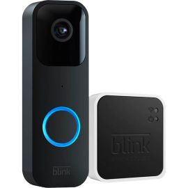 Blink Video Doorbell + Sync Module 2 Two-way audio, HD video, motion and chime app alerts and Alexa enabled - Black