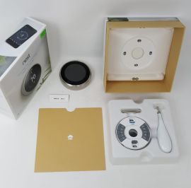 OB Nest (T3007ES) Learning Thermostat, Easy Temperature Control for Every Room in Your House, Stainless Steel (Third Generation), Works with Alexa