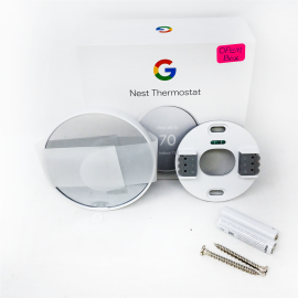 Grade AA Google Nest Thermostat 4th Gen GA01334-US Programmable Smart Wi-Fi Thermostat for Home - Snow