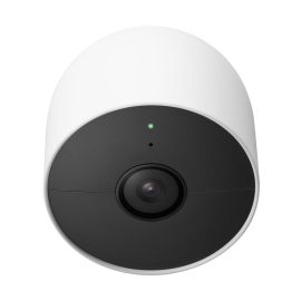 Google Nest GA01317-US Camera Battery Outdoor/Indoor 2-Way Talk IP54-Rated Dust & Water Protection - Snow